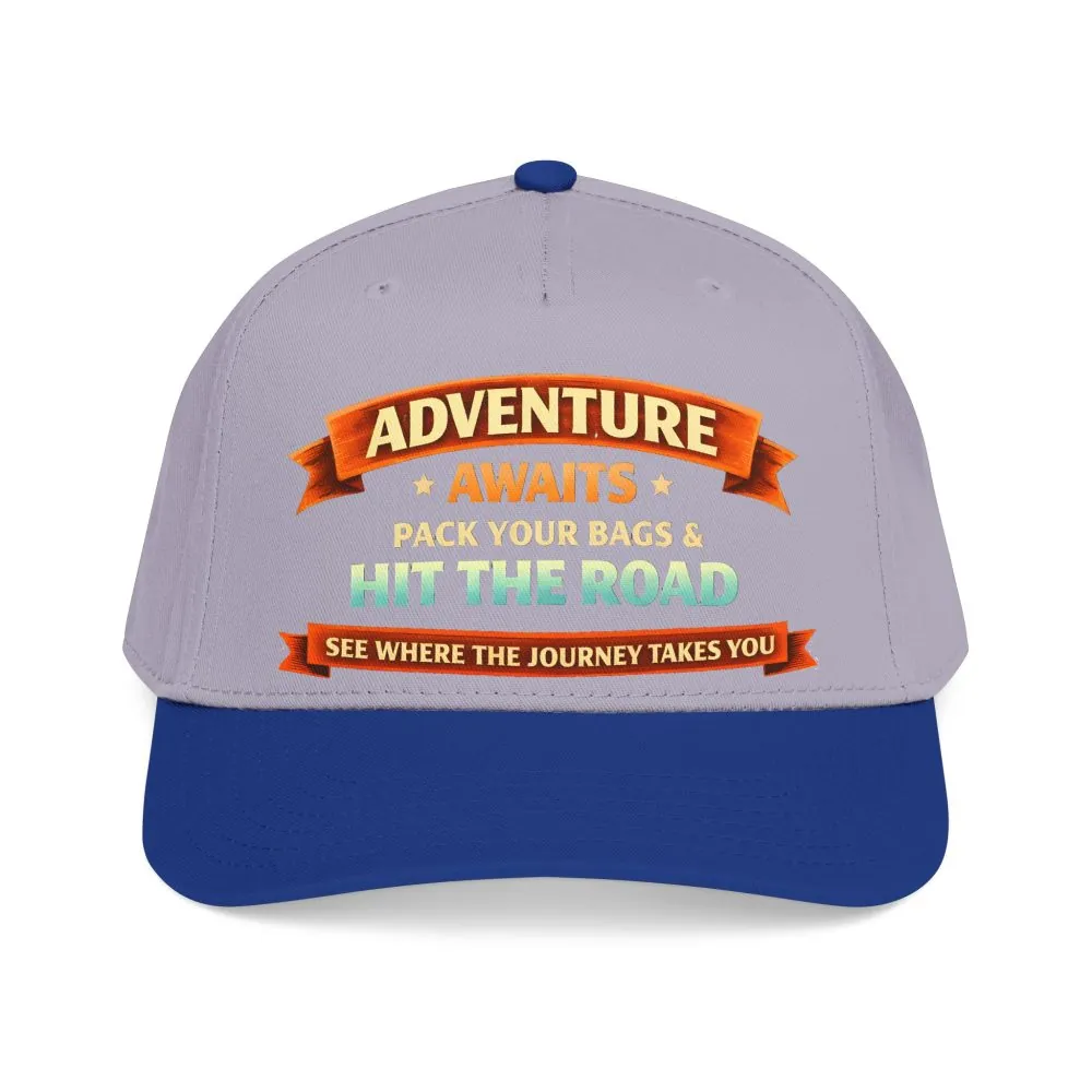 7715001982129045313_2048.jpeg Baseball Cap - "Adventure Awaits-Pack Your Bags" Design Scenic-Line