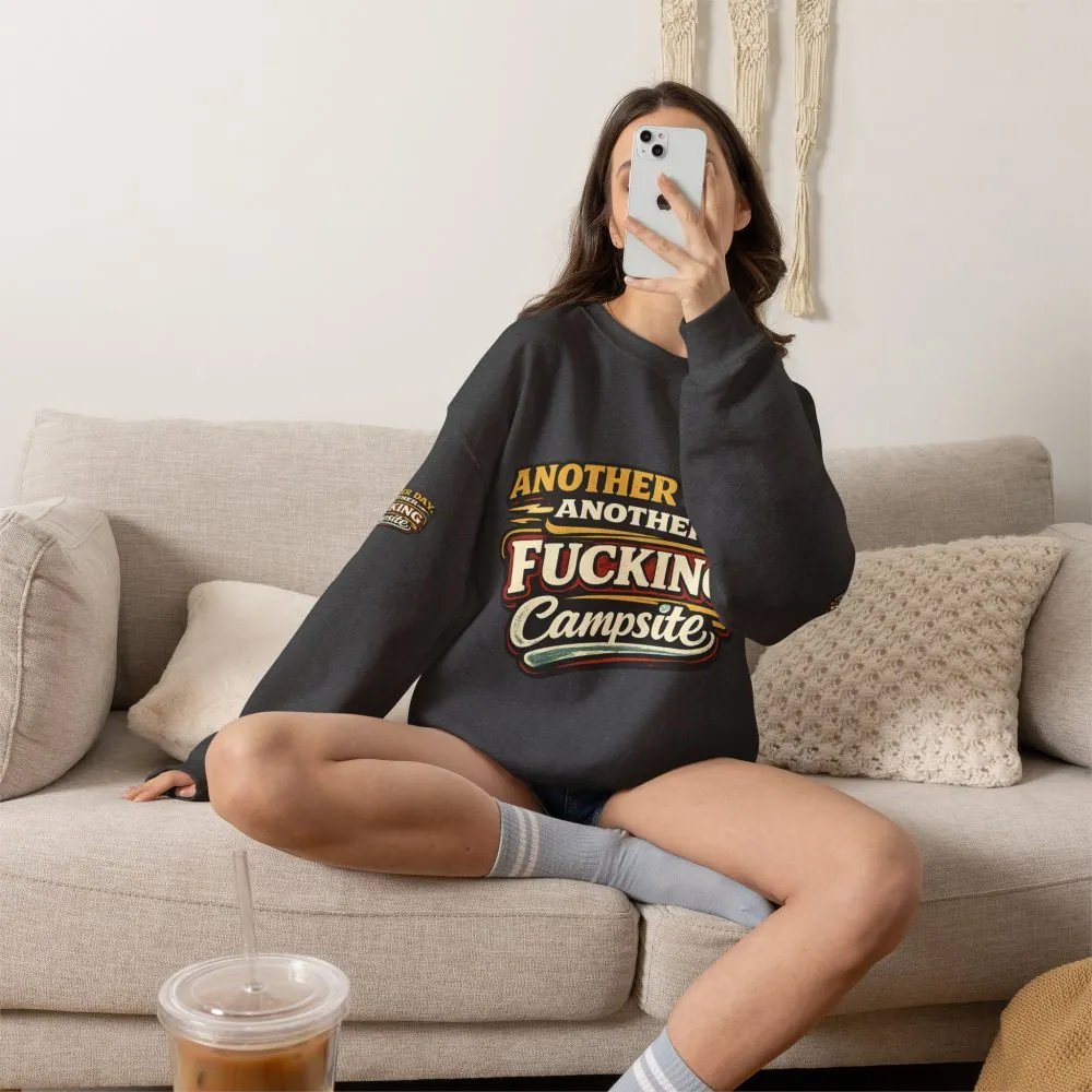 Unisex Heavy Blend™ Crewneck Sweatshirt — "Another Day" Design F**K-Line