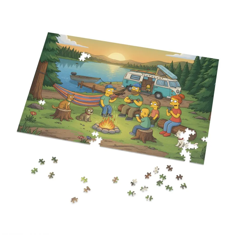 Jigsaw Puzzle with Tin — Scenic Campervan Jigsaw