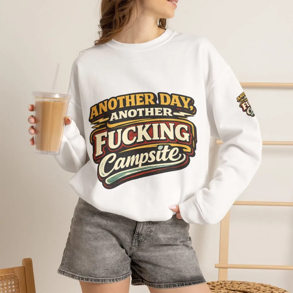 Unisex Heavy Blend™ Crewneck Sweatshirt — "Another Day" Design F**K-Line