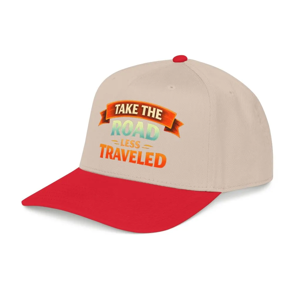 Baseball Cap - "Take The Road Less Traveled" Design Scenic-Line