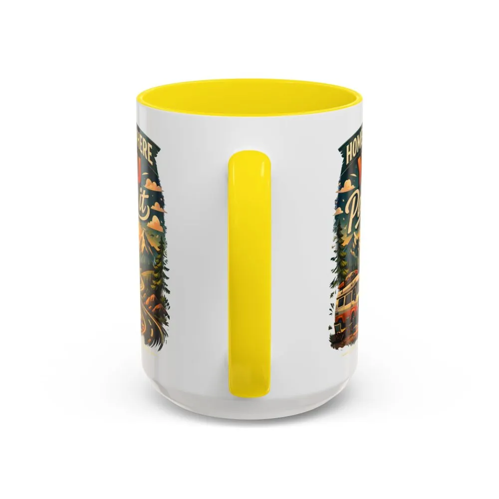 7748644499223027101_2048.jpeg Accent Coffee Mug (11, 15oz) — "Home Is Where You Park It" Design Scenic-Line
