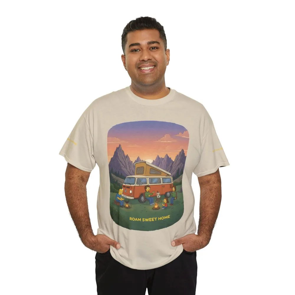 776782270390442281_2048.jpeg Unisex Heavy Cotton Tee — "Roam Sweet Home" Design Sitcom-Line