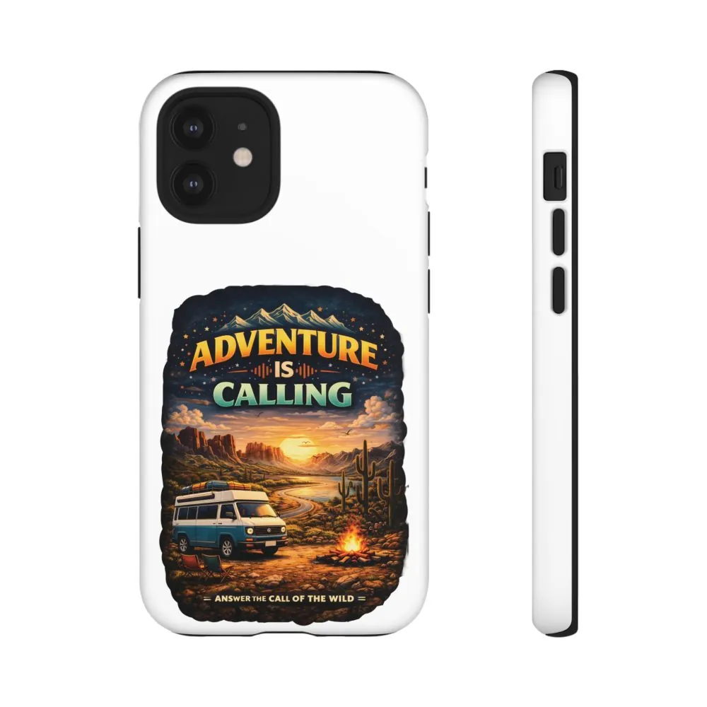 Phone Case — "Adventure Is Calling" (Design Scenic-Line)