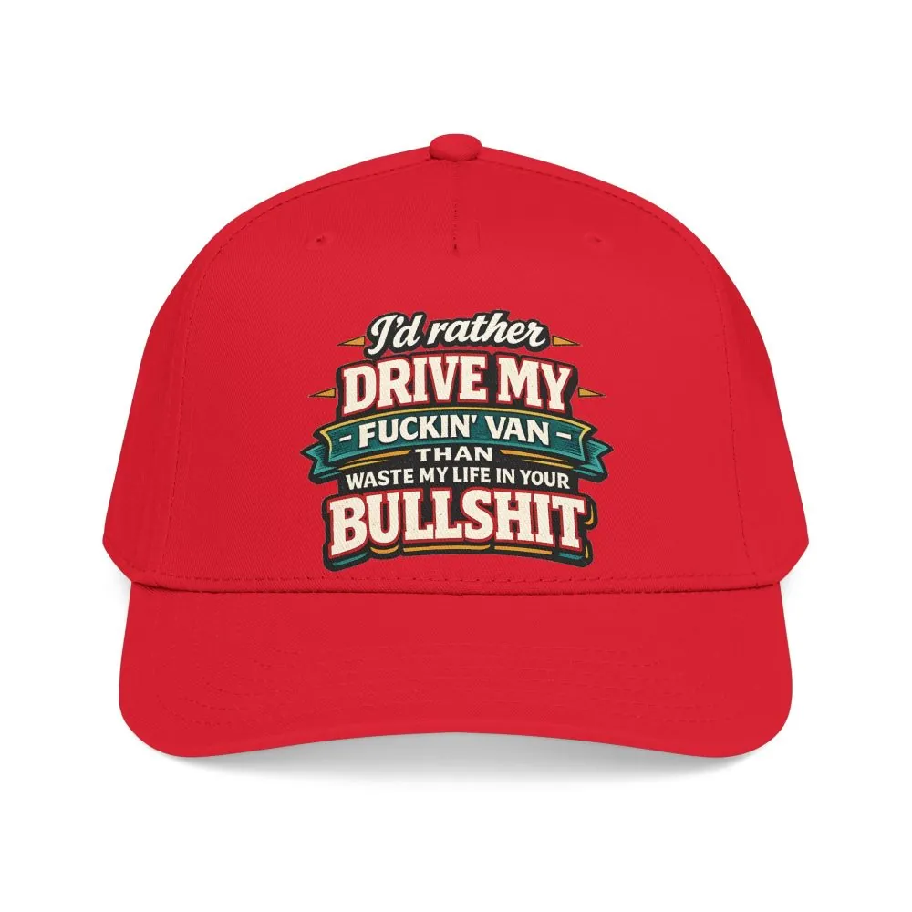Baseball Cap - "I´d Rather Drive My Fucking Van" Design F**K-Line
