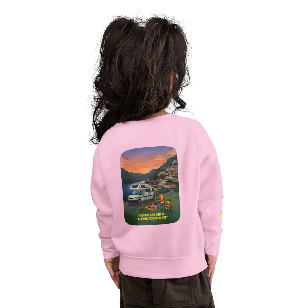 781190750346539448_2048.jpeg Toddler Sweatshirt - "Mountain Air-Alpine Adventure" (Design Sitcom-Line)