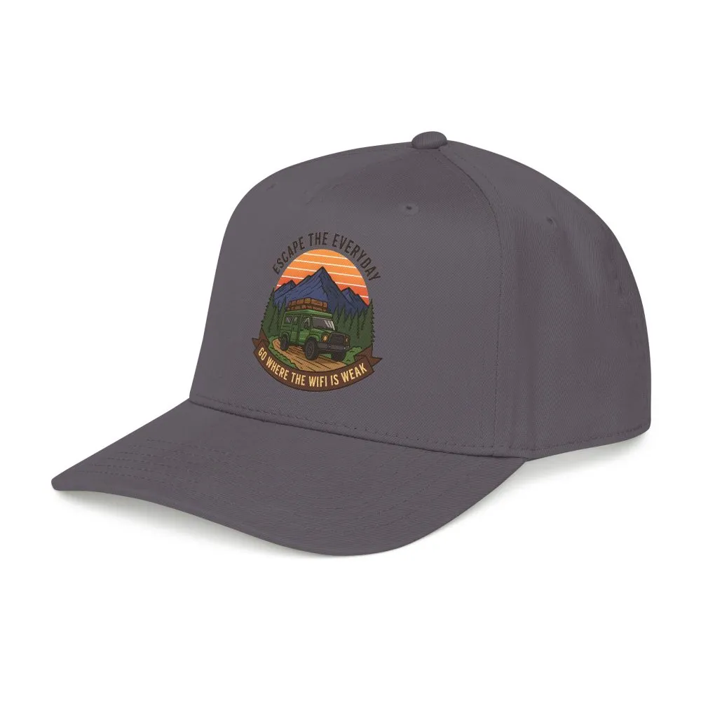 7813008292062485350_2048.jpeg Baseball Cap - 'Escape the Everyday' Off-Road Adventure Hat