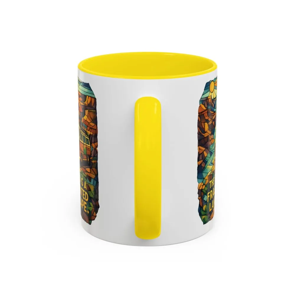 7821952739664944736_2048.jpeg Accent Coffee Mug (11, 15oz) — "The Road Is A Fragmented Landscape" Design Cubic-Line