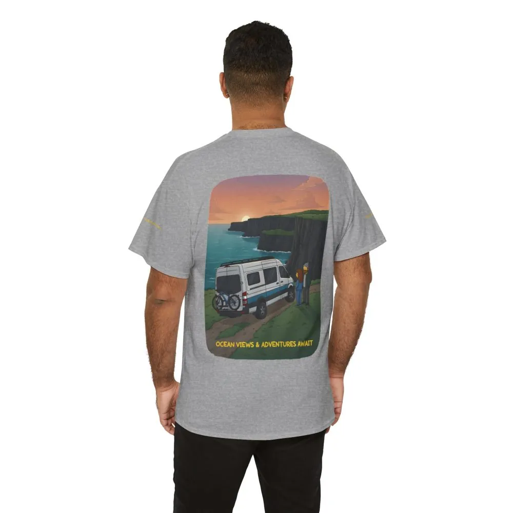 7840101117651109397_2048.jpeg Unisex Heavy Cotton Tee — "Ocean Views-Adventures Awaits" Design Sitcom-Line