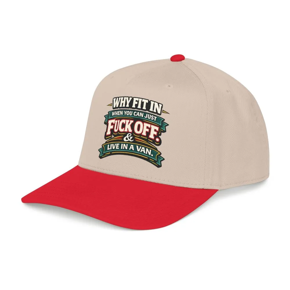 Baseball Cap - "Why Fit In" Design F**K-Line