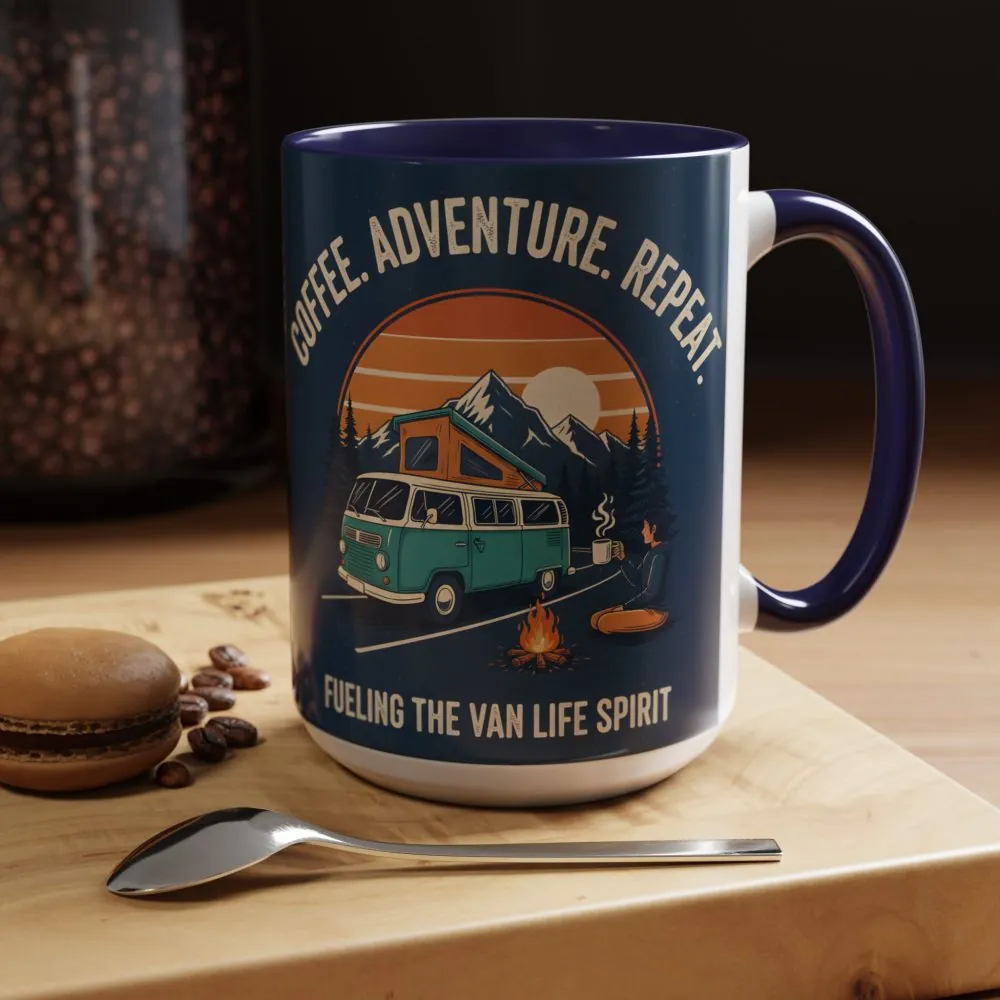 7883294519207822950_2048.jpeg Accent Coffee Mug (11, 15oz) - "Coffee. Adventure. Repeat."