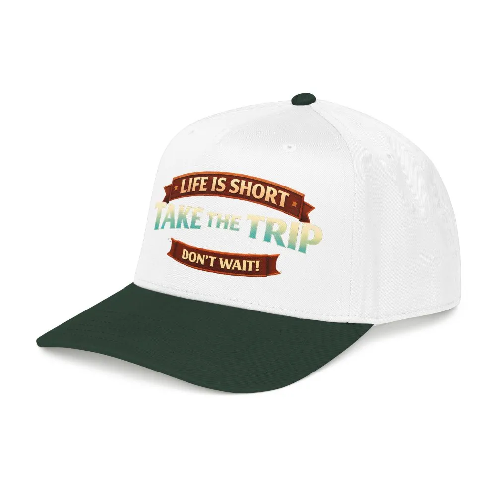 7920184501229833764_2048.jpeg Baseball Cap - "Live Is Short Take The Trip" Design Scenic-Line