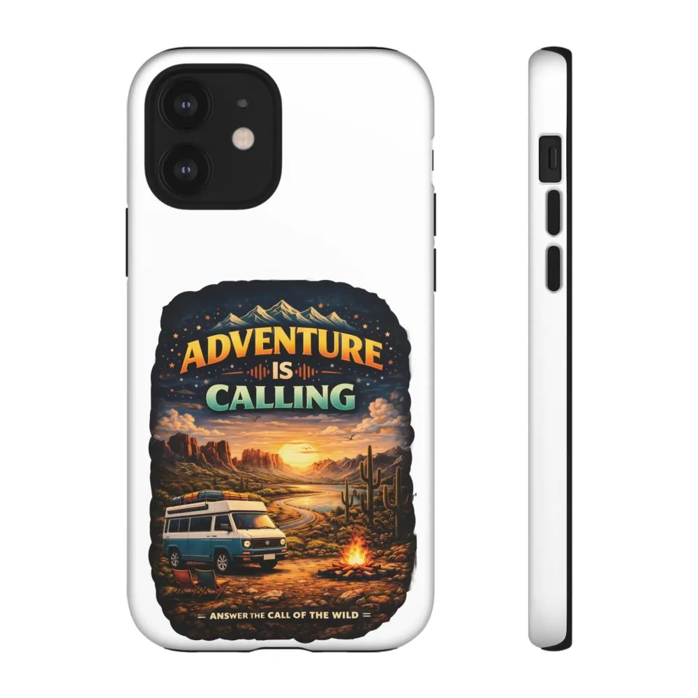 Phone Case — "Adventure Is Calling" (Design Scenic-Line)