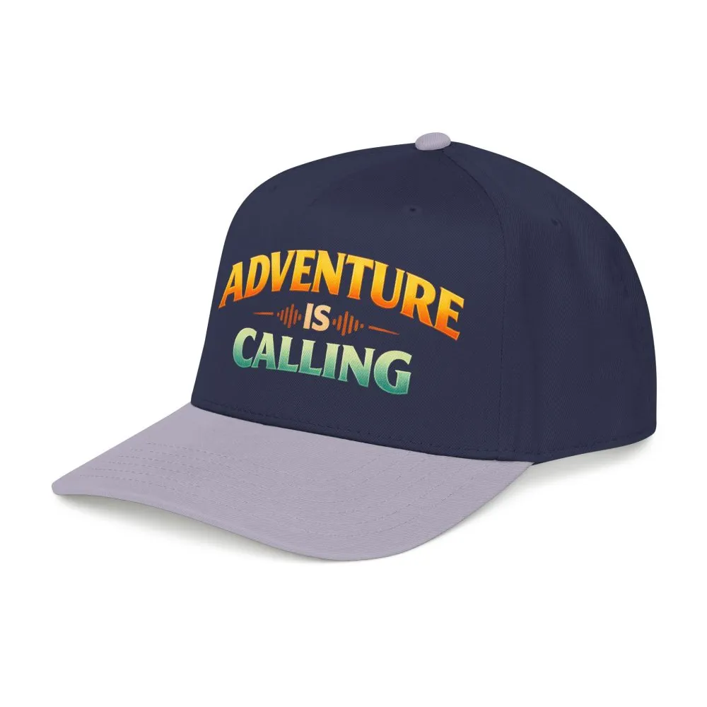 Baseball Cap - "Adventure Is Calling" Design Scenic-Line