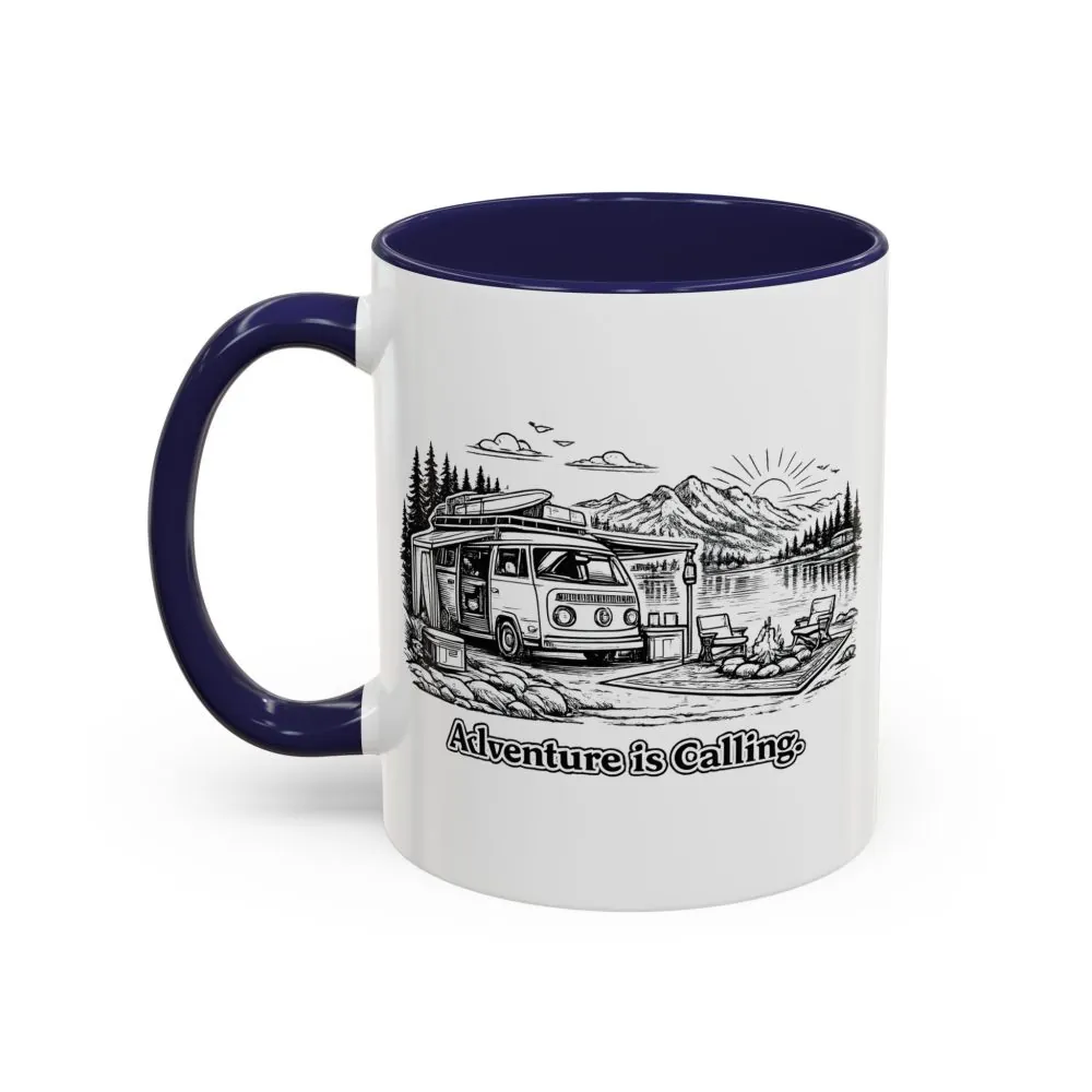 7998195401863577764_2048.jpeg Accent Coffee Mug (11, 15oz) — "Adventure Is Calling" Design Minimal-Line