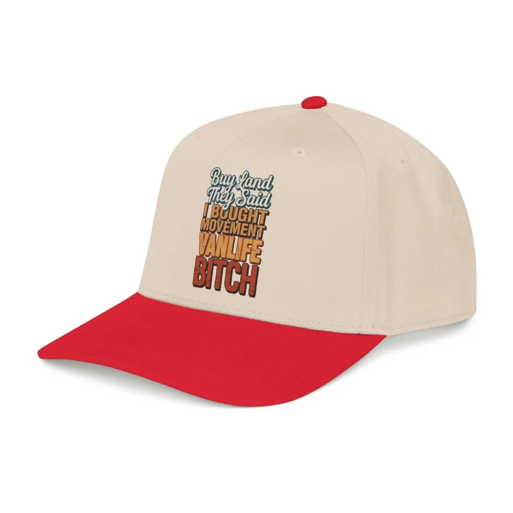Baseball Cap - "Buy Land They Said" Design F**K-Line