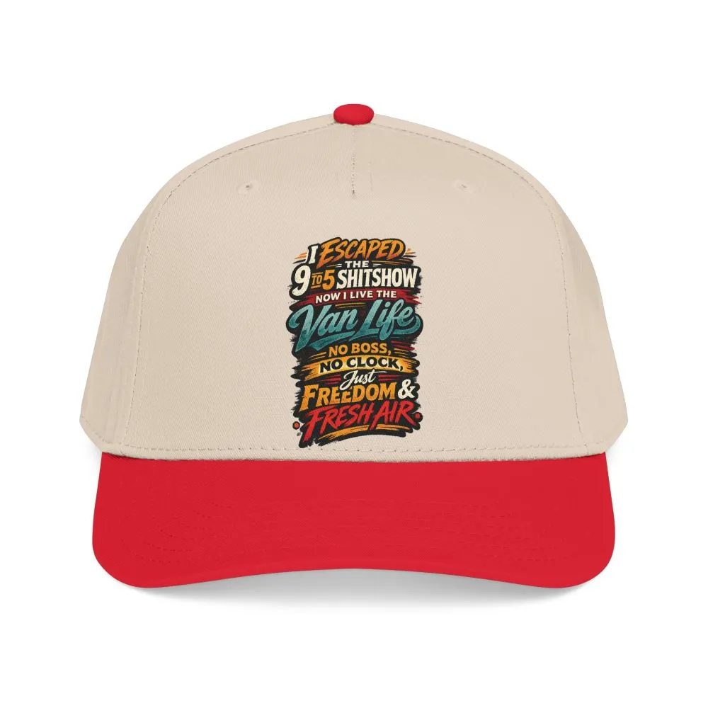 Baseball Cap - "I Escaped The 9 To 5" Design F**K-Line