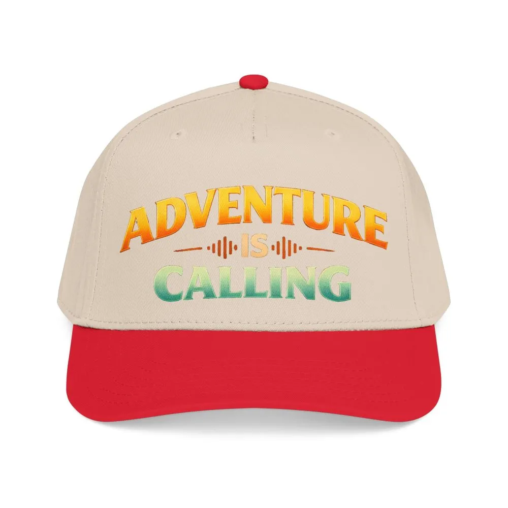 Baseball Cap - "Adventure Is Calling" Design Scenic-Line