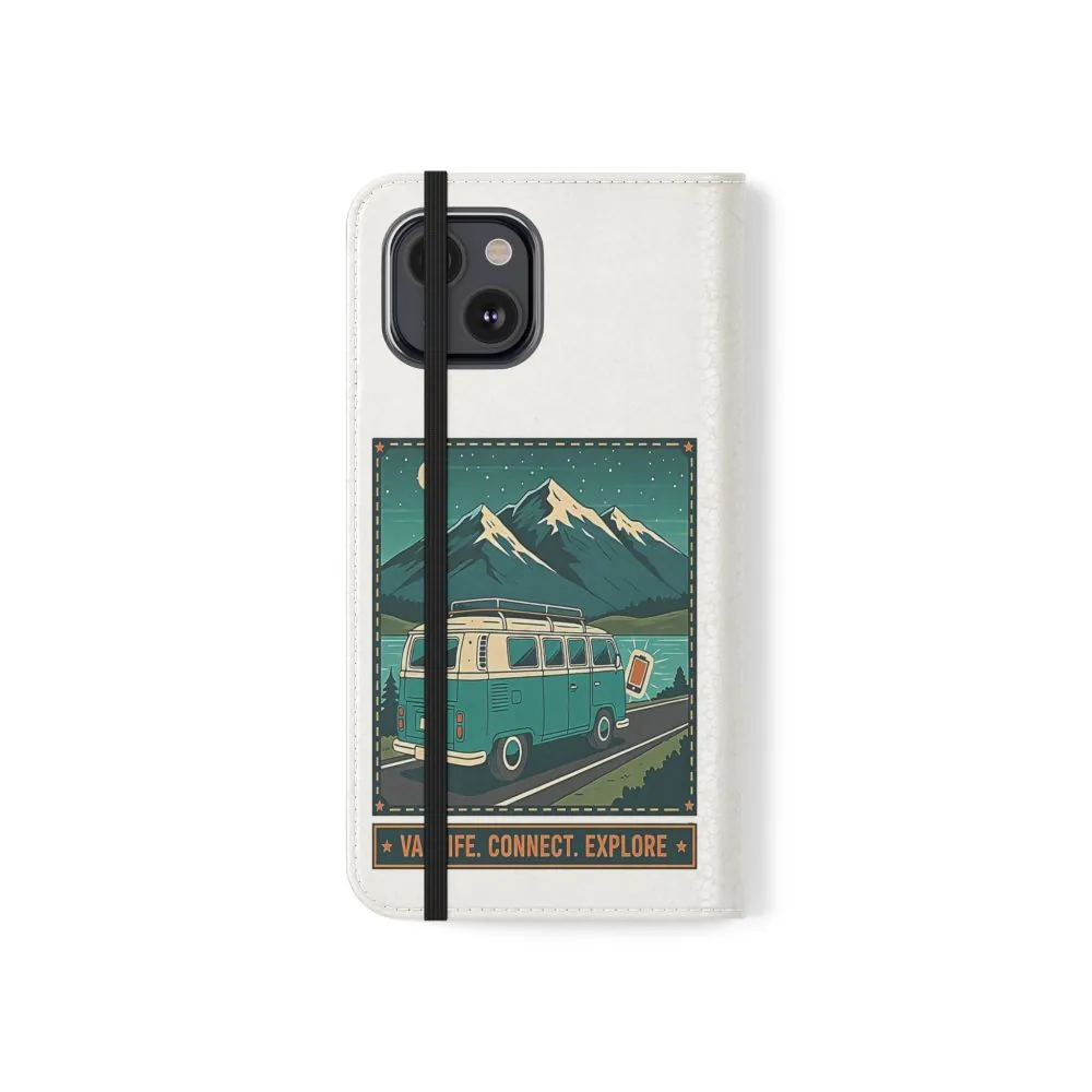 8024324586049483890_2048.jpeg Flip Phone Case — “WiFi Where the Roam Is” Vanlife Wallet Case