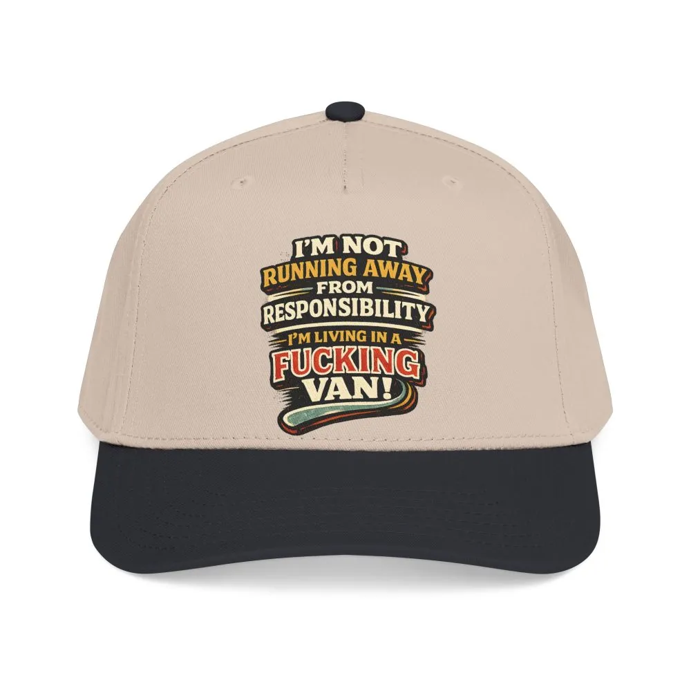 8029826540263832908_2048.jpeg Baseball Cap - "I`m Not running Away" Design F**K-Line