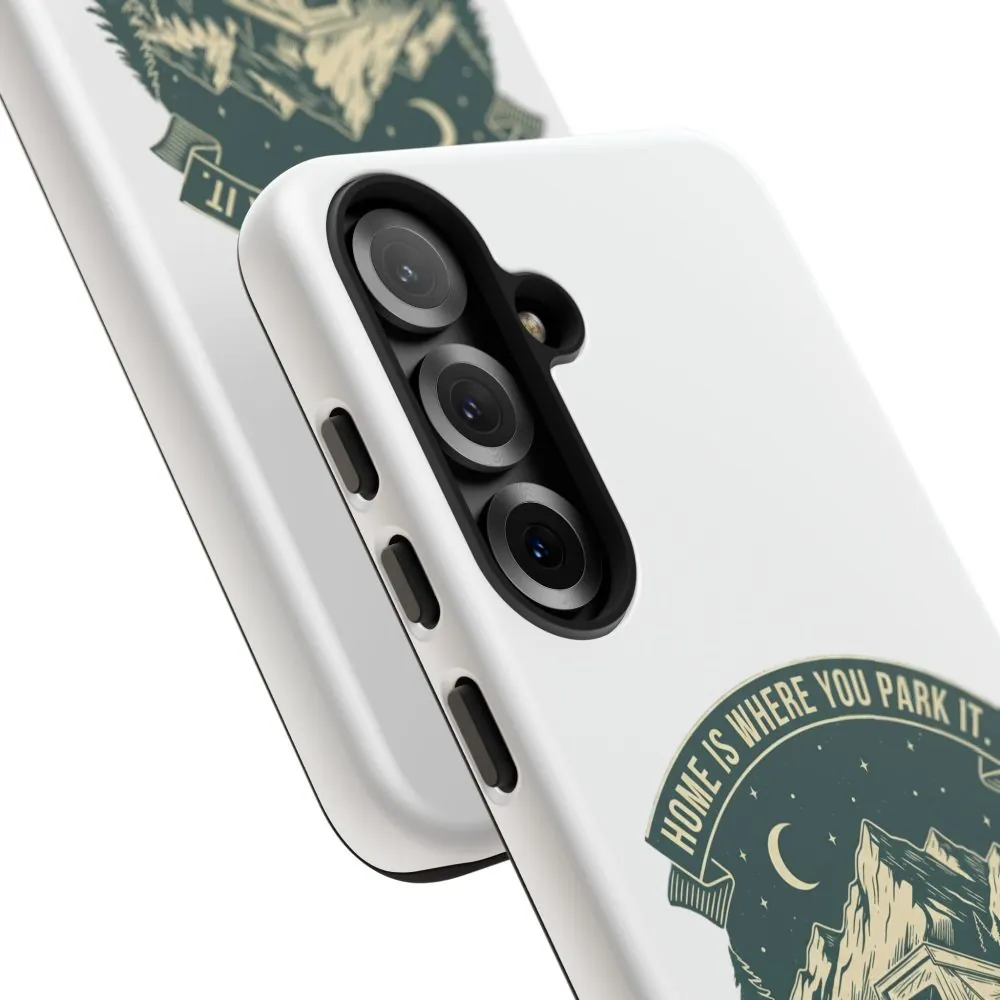 8060300529040642784_2048.jpeg Phone Case — "Home Is Where You Park It-Adventure is the destination" Camper Van Design