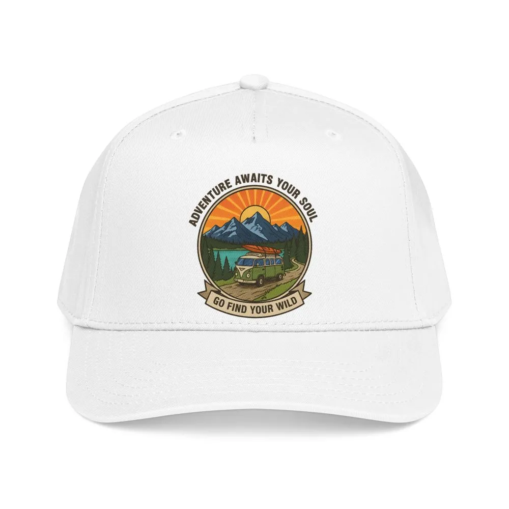 Baseball Cap — "Go Find Your Wild" Outdoor Patch
