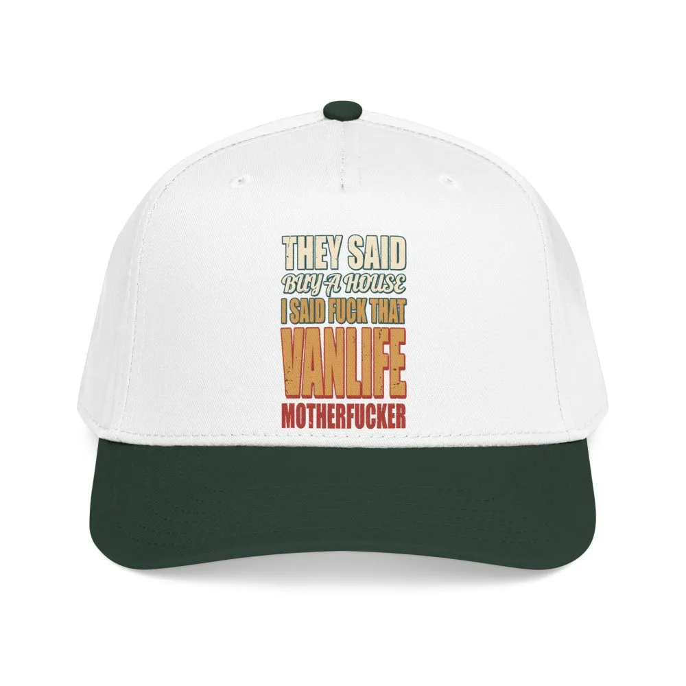 8087494448260906007_2048.jpeg Baseball Cap - "They Said Buy A House" Design F**K-Line