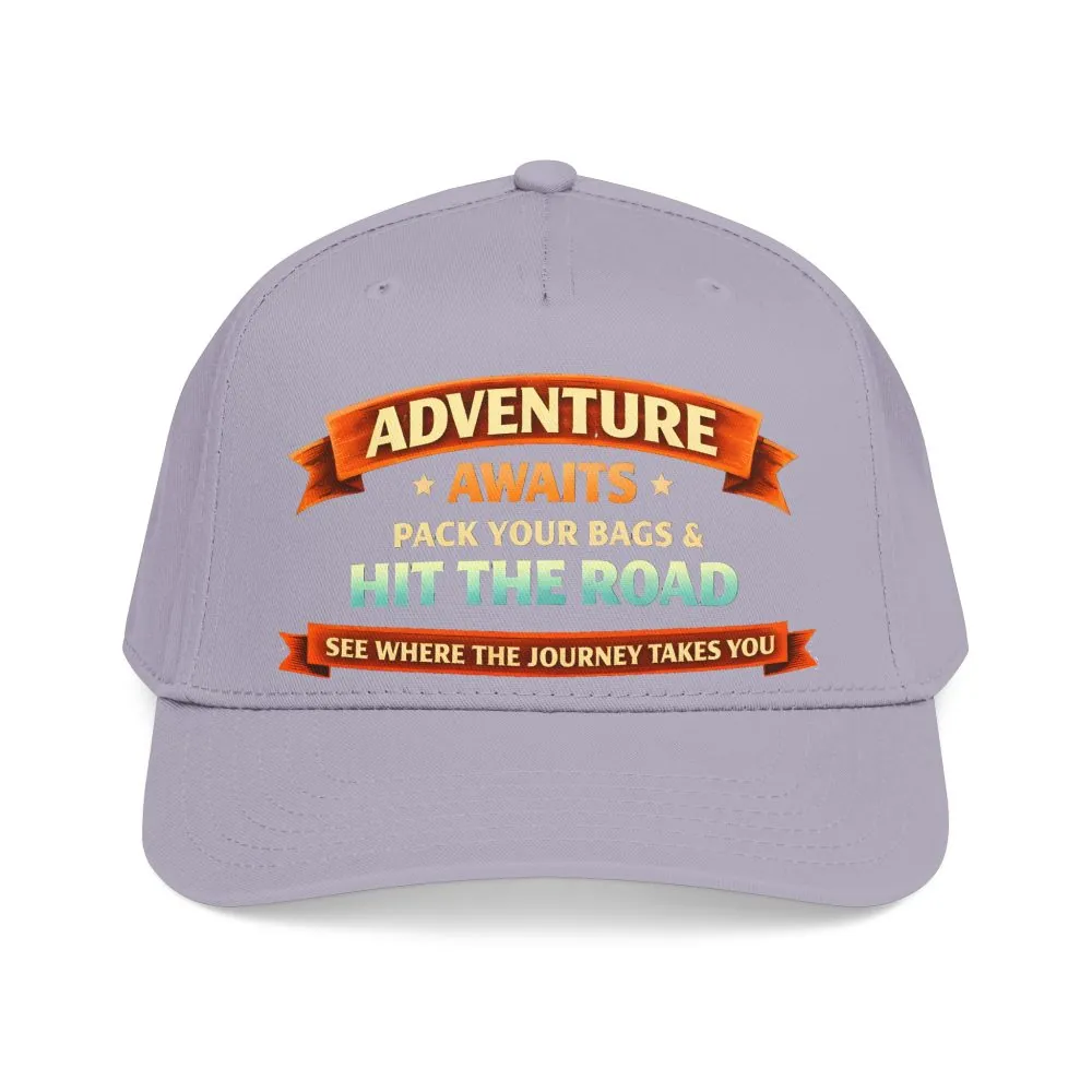 8121961881925315100_2048.jpeg Baseball Cap - "Adventure Awaits-Pack Your Bags" Design Scenic-Line