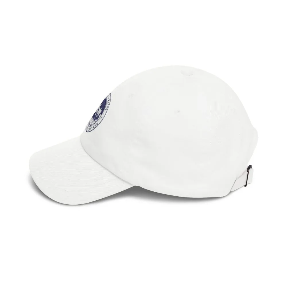 Dad Cap - "Adventure Awaits-Go Where You Feel Most Alive" Vintage National Park Stamp Hat
