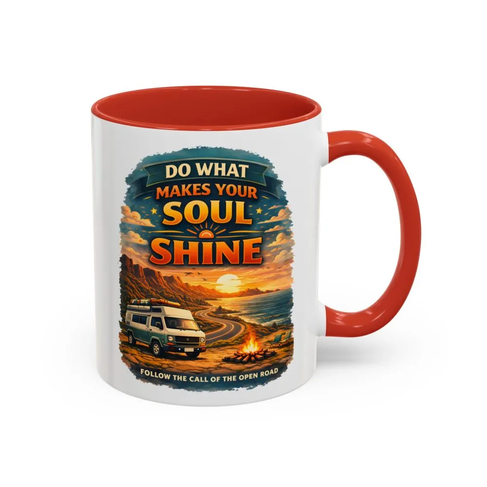 8186263557041922993_2048.jpeg Accent Coffee Mug (11, 15oz) — "Do What Makes Your Soul Shine" Design Scenic-Line