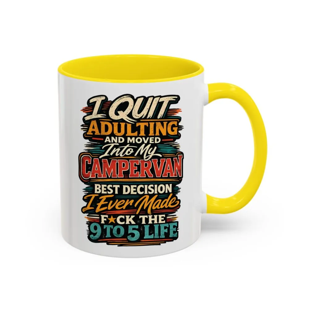8210076749528972510_2048.jpeg Accent Coffee Mug (11, 15oz) — "I Quit Adulting" Design F**K-Line