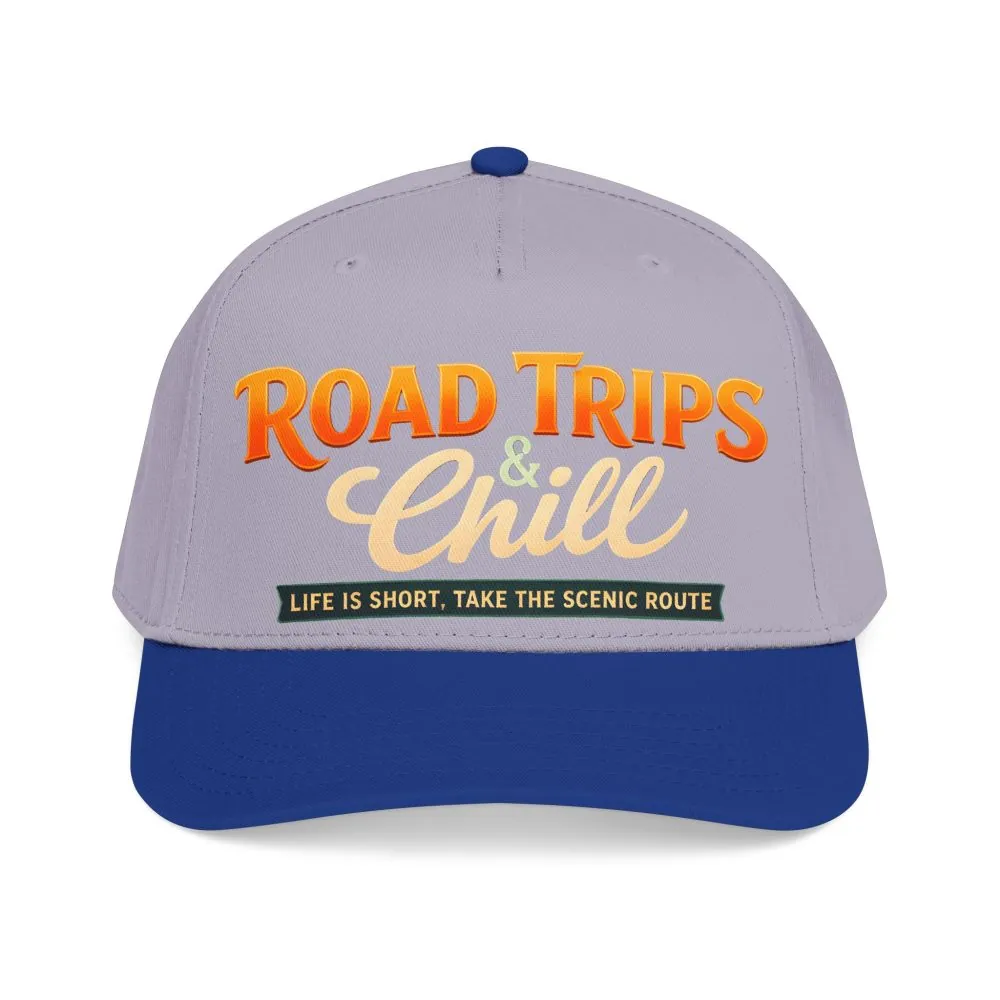 Baseball Cap - "Road Trips And Chill" Design Scenic-Line