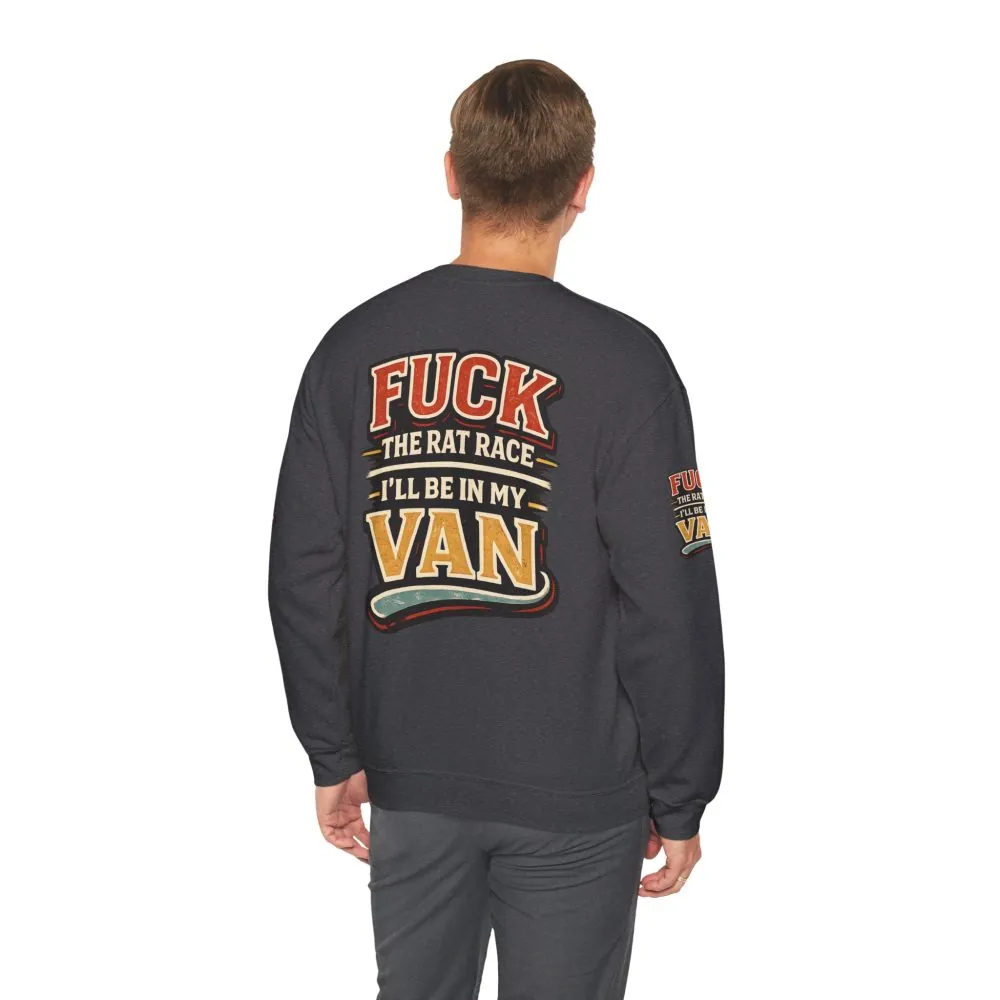 8298919889988451783_2048.jpeg Unisex Heavy Blend™ Crewneck Sweatshirt — "Fuck The Rat Race" Design F**K-Line