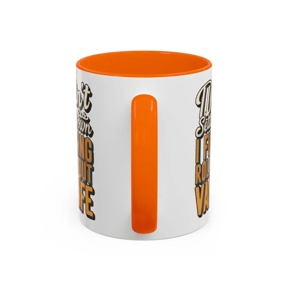 Accent Coffee Mug (11, 15oz) — "Dind´t Settle Down" Design F**K-Line