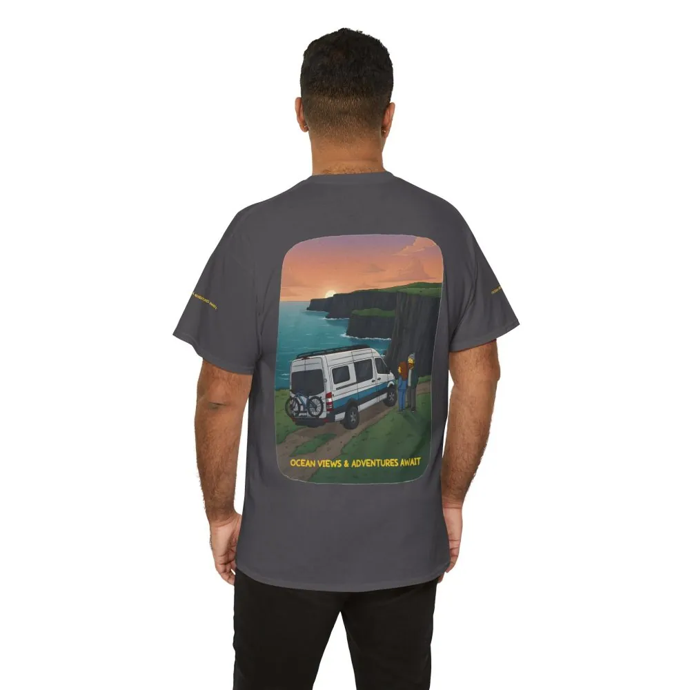 8316084147842249432_2048.jpeg Unisex Heavy Cotton Tee — "Ocean Views-Adventures Awaits" Design Sitcom-Line
