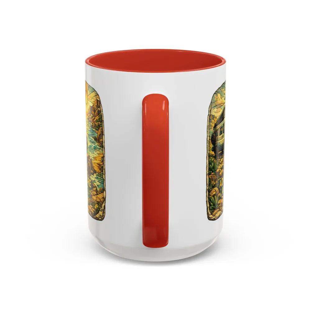 8335359638985254662_2048.jpeg Accent Coffee Mug (11, 15oz) — "Adventure Awaits" Design Cubic-Line