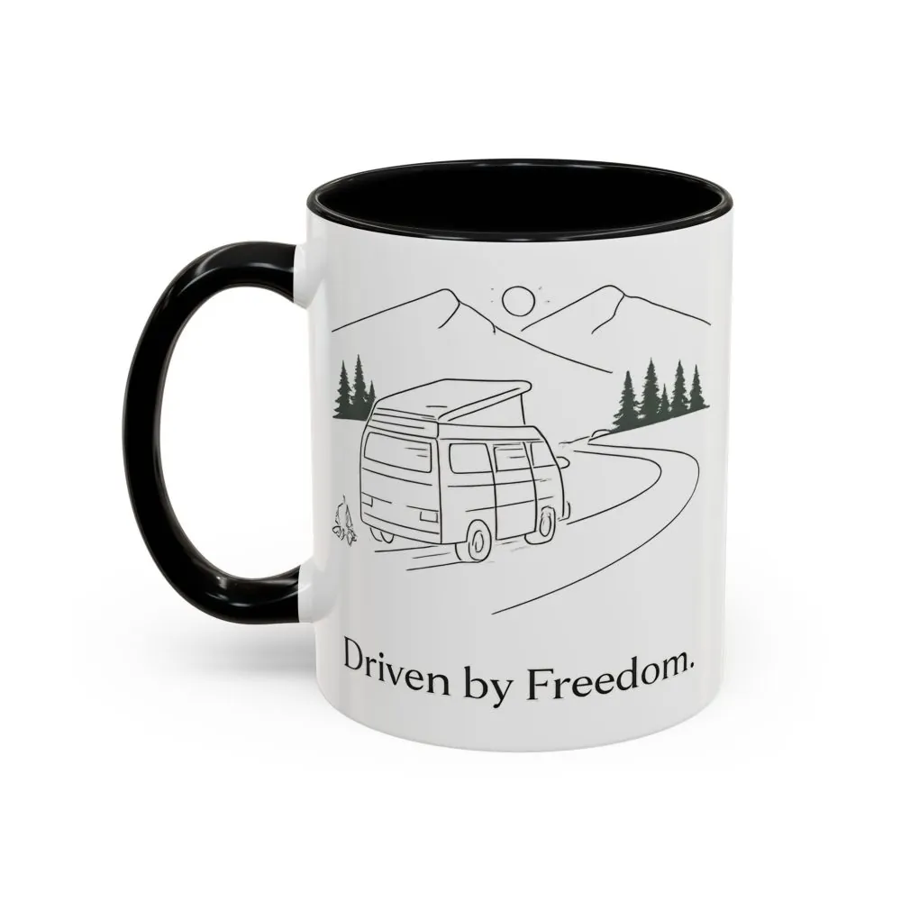 8353076520193617298_2048.jpeg Accent Coffee Mug (11, 15oz) — "Driven By Freedom" Design Minimal-Line