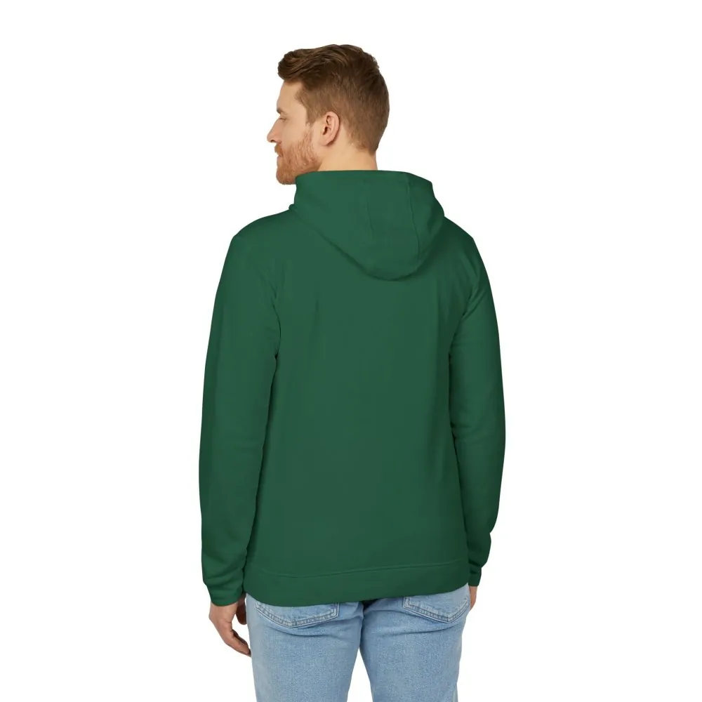 Hoodie(Adidas) — 'Adventure Awaits-Go Where You Feel Most Alive' Outdoor Travel Pullover (Only Front Printed)