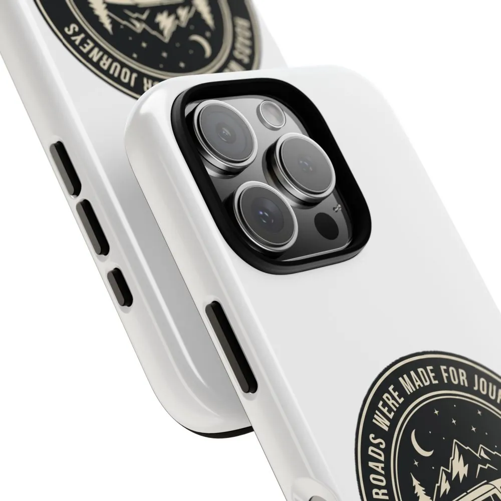 Phone Case — "ROAD WHERE MADE FOR JOURNEYS-NOT DESTINATIONS" Camper Van Design