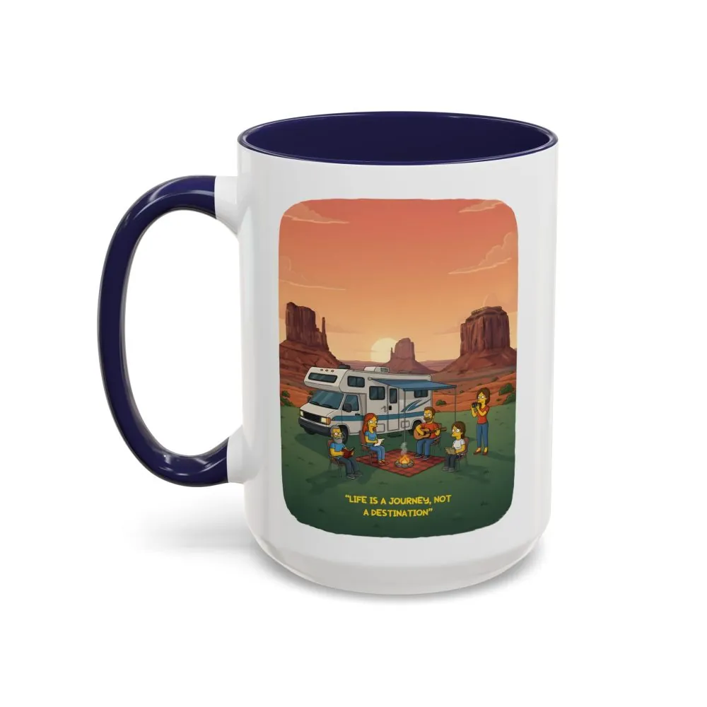 8367247213796726533_2048.jpeg Accent Coffee Mug (11, 15oz) — "Life Is A Journey-Not A Destination" Design Sitcom-Line