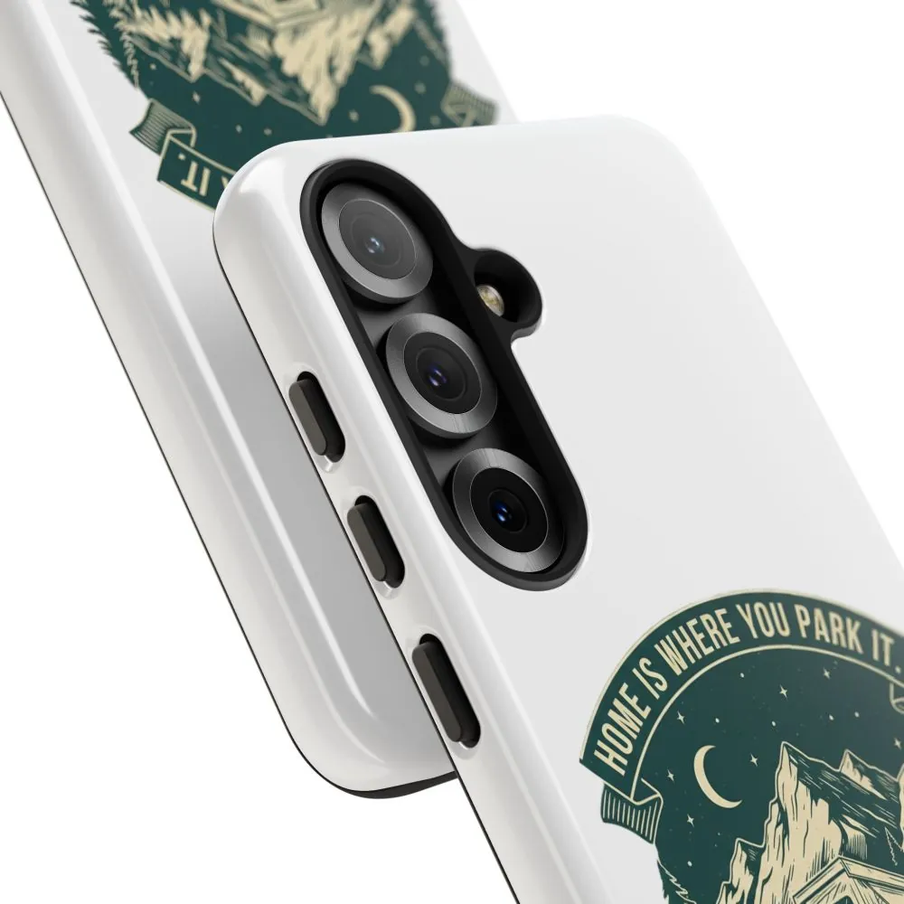 8368872603955968963_2048.jpeg Phone Case — "Home Is Where You Park It-Adventure is the destination" Camper Van Design