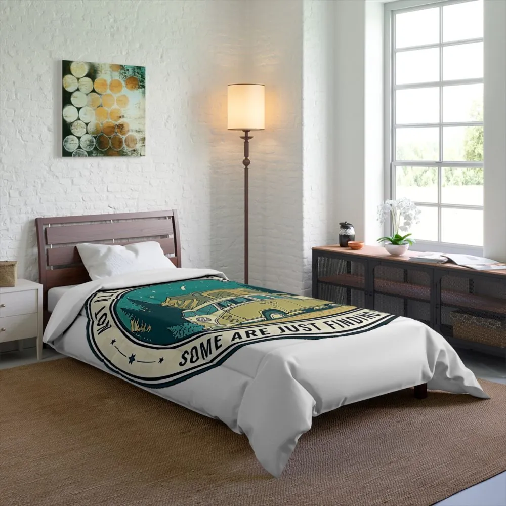Comforter — “Not All Who Wander Are Lost” Camper Bedding