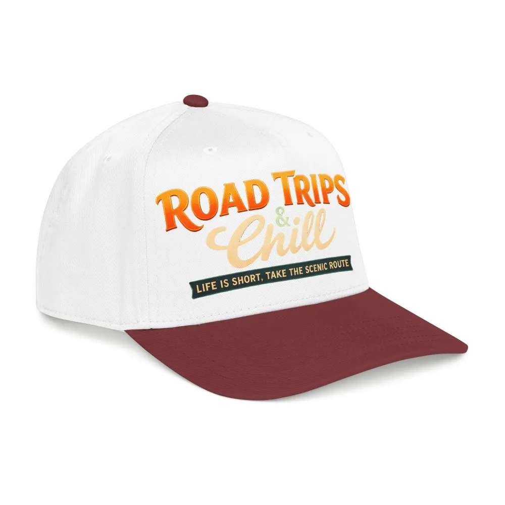 Baseball Cap - "Road Trips And Chill" Design Scenic-Line