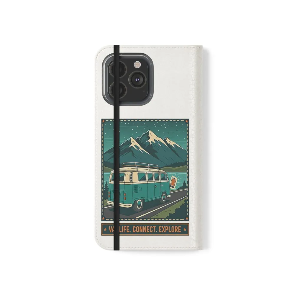 8406774480523686434_2048.jpeg Flip Phone Case — “WiFi Where the Roam Is” Vanlife Wallet Case