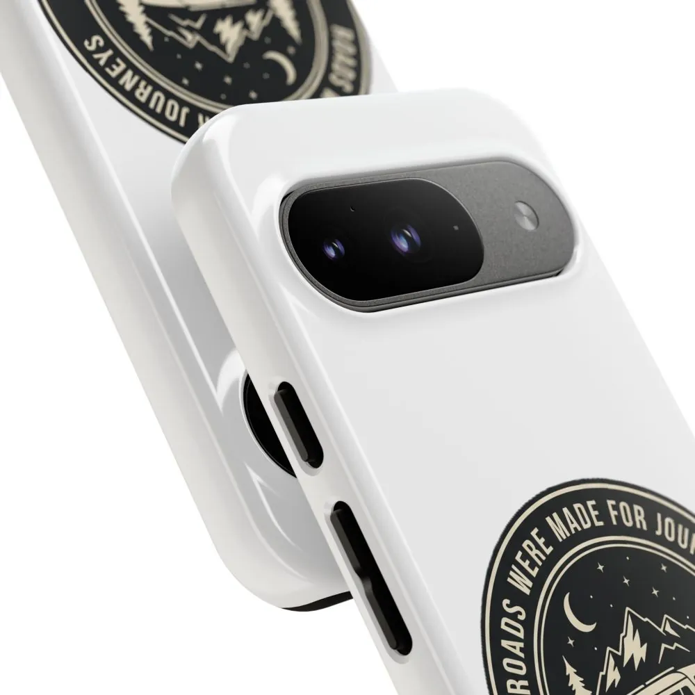 Phone Case — "ROAD WHERE MADE FOR JOURNEYS-NOT DESTINATIONS" Camper Van Design