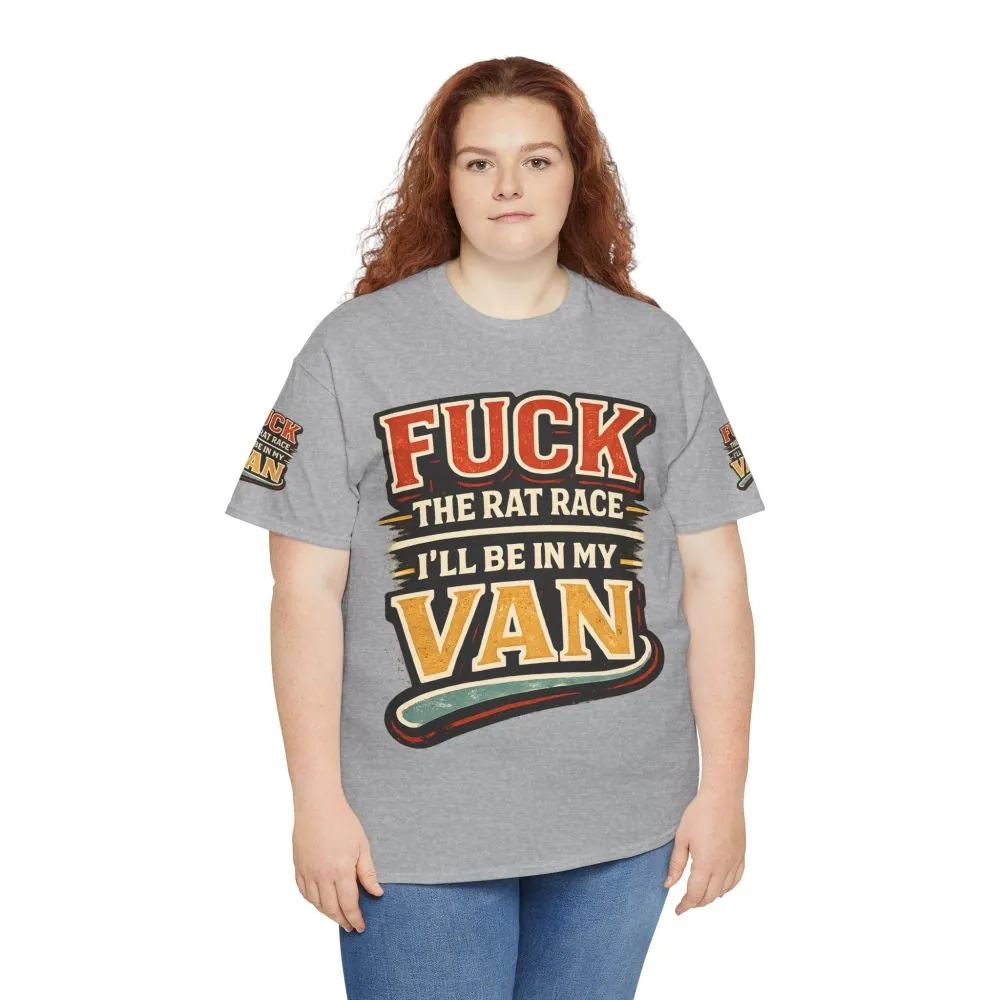 8424439712586114255_2048.jpeg Unisex Heavy Cotton Tee — "Fuck The Rat Race" Design F**K-Line