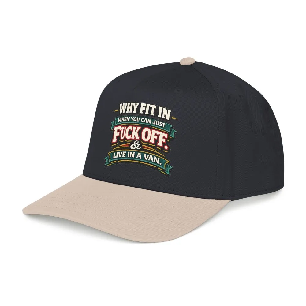 Baseball Cap - "Why Fit In" Design F**K-Line