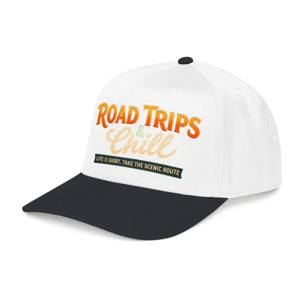 Baseball Cap - "Road Trips And Chill" Design Scenic-Line