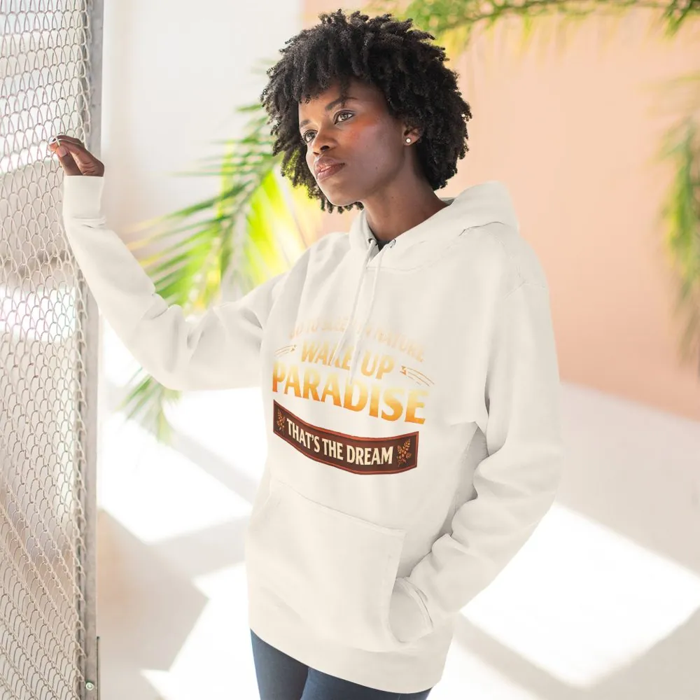 8448386243472427009_2048.jpeg Three-Panel Fleece Hoodie - "Go To Sleep In Nature " Design Scenic-Line