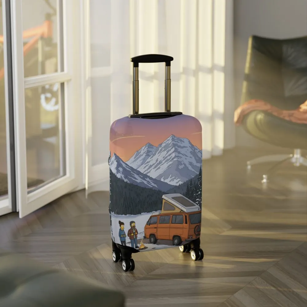 8456095801408931448_2048.jpeg Luggage Cover — Adventure Camper Sketch Travel Suitcase(Design Sitcom-Line)